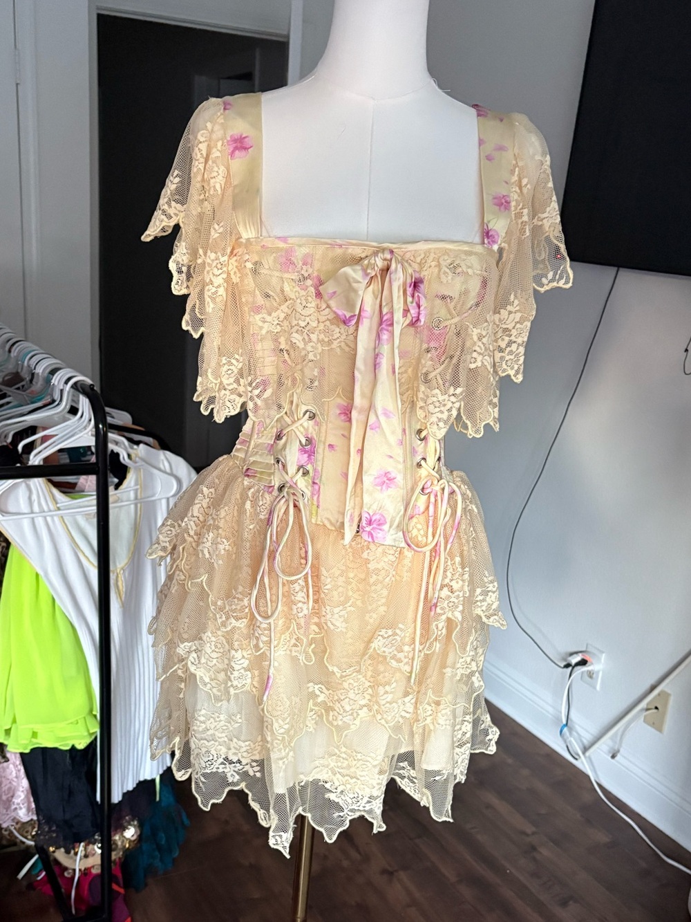 RARE silk blend fairy dress